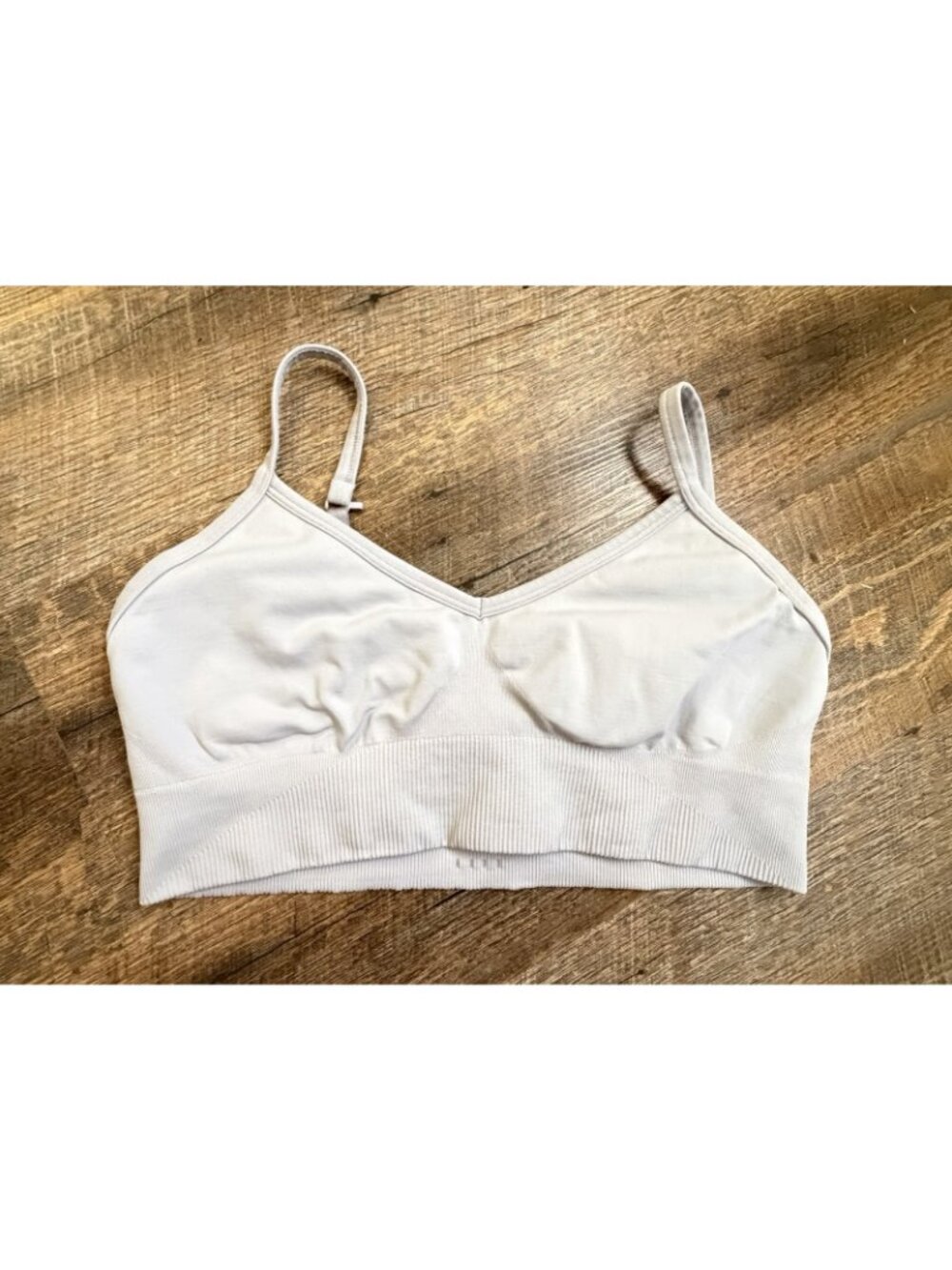 Lululemon Ebb To Street Bra Light Grey Size 10 - Picture 5 of 7